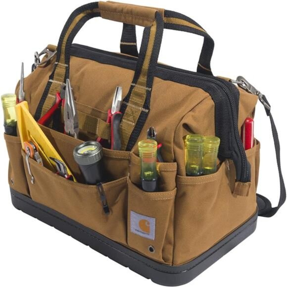 Legacy Tool Bag 16-Inch w/ Molded Base, Carhartt Brown - Picture 3 of 6